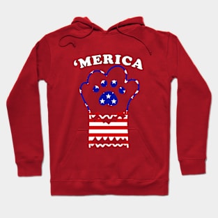 merica not meri can't Hoodie